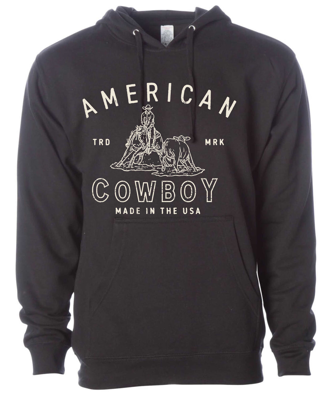 American Cowboy- Hoodie/Crewneck--Cow Cutter
