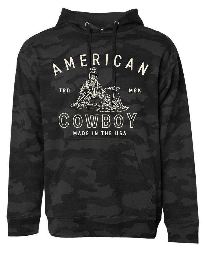 American Cowboy- Hoodie/Crewneck--Cow Cutter