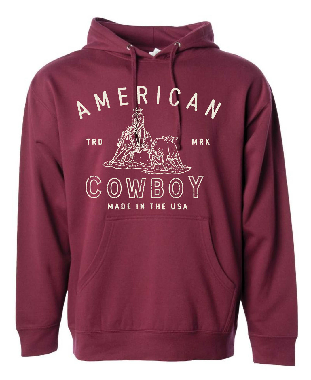 American Cowboy- Hoodie/Crewneck--Cow Cutter