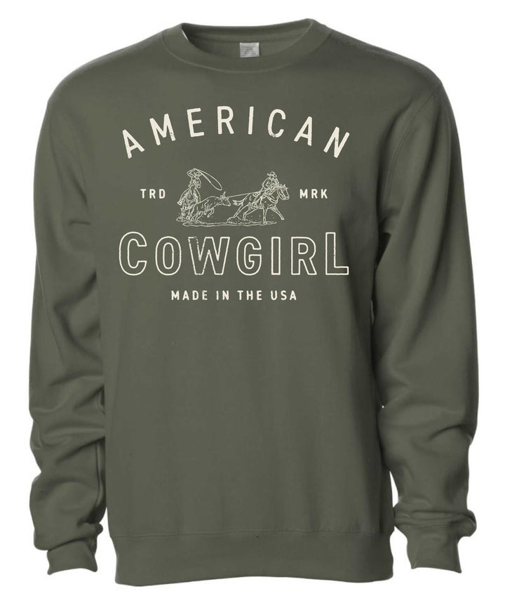 American Cowgirl-Team Roper--Hoodie/Crewneck/Tee