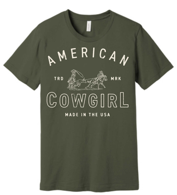 American Cowgirl-Team Roper--Hoodie/Crewneck/Tee