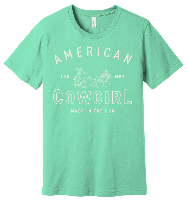 American Cowgirl-Team Roper Tee