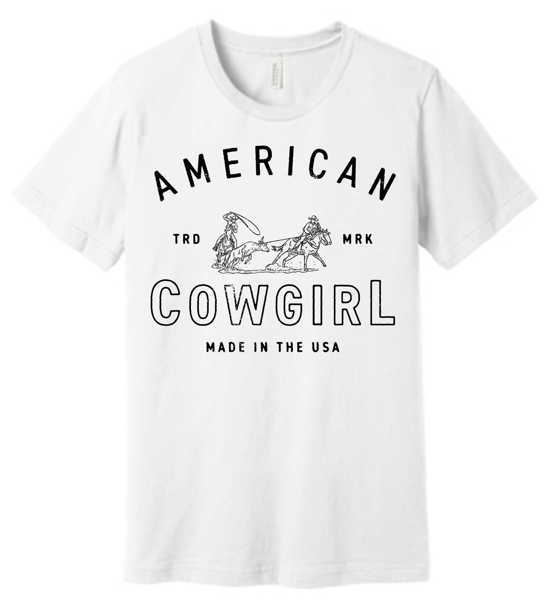American Cowgirl-Team Roper Tee