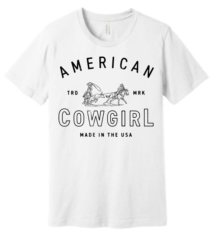 American Cowgirl-Team Roper Tee