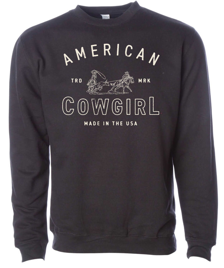 American Cowgirl-Team Roper--Hoodie/Crewneck/Tee