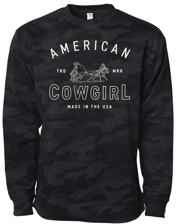 American Cowgirl-Team Roper--Hoodie/Crewneck/Tee