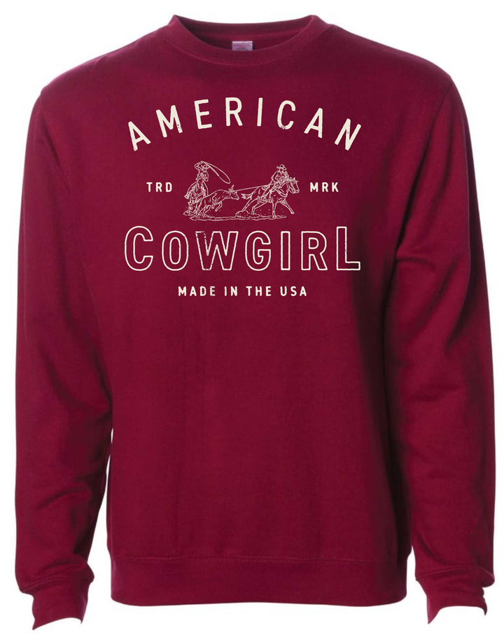 American Cowgirl-Team Roper--Hoodie/Crewneck/Tee