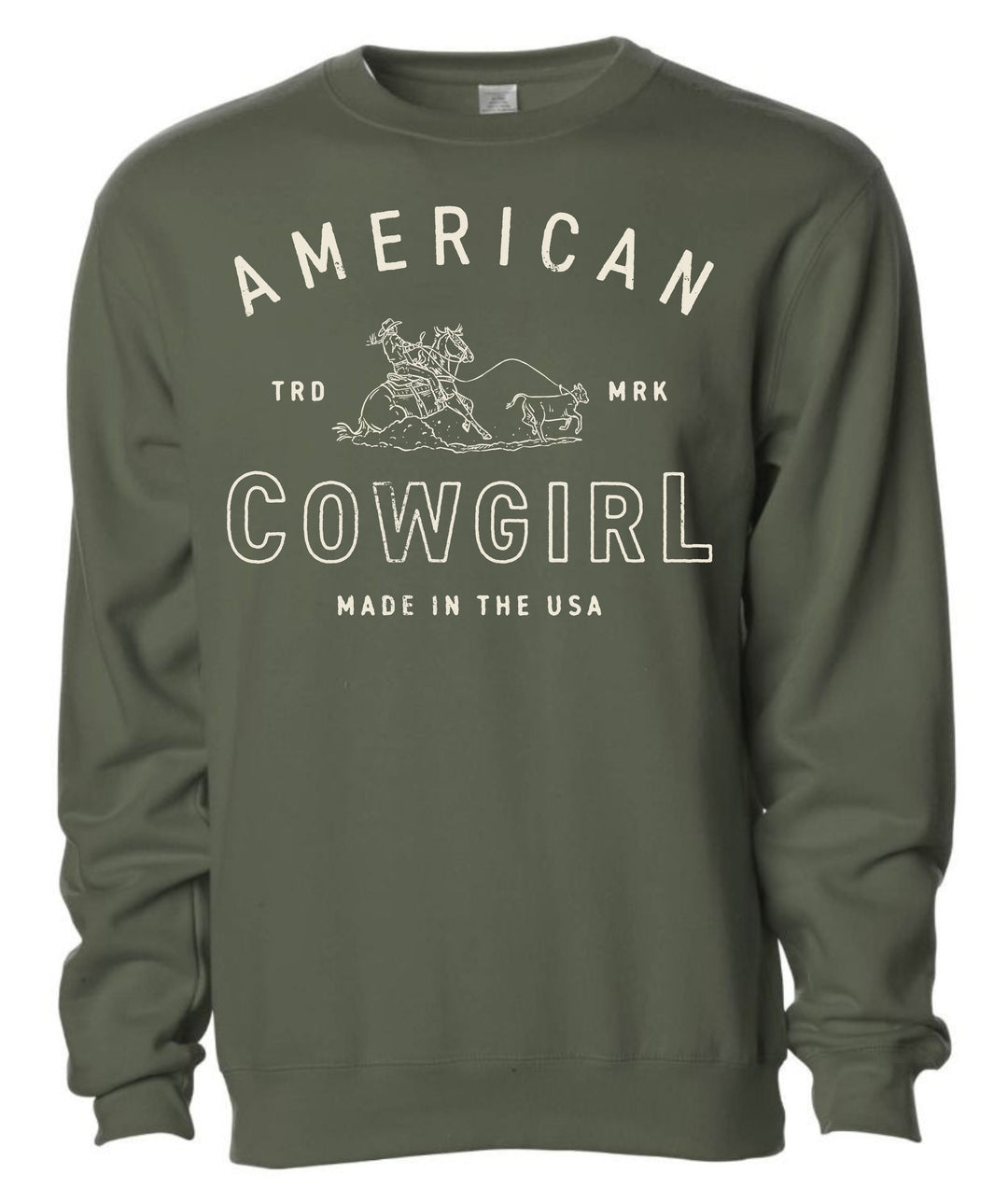 American Cowgirl - Breakaway Roper Crewneck/Hoodie