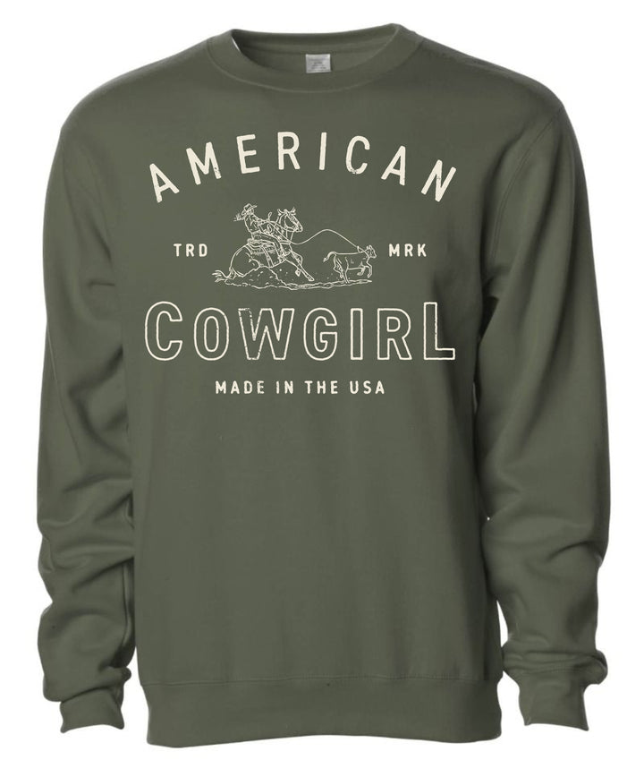 American Cowgirl - Breakaway Roper Crewneck/Hoodie