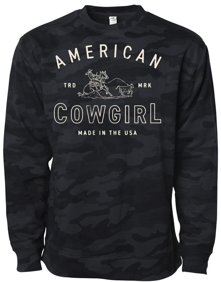 American Cowgirl - Breakaway Roper Crewneck/Hoodie