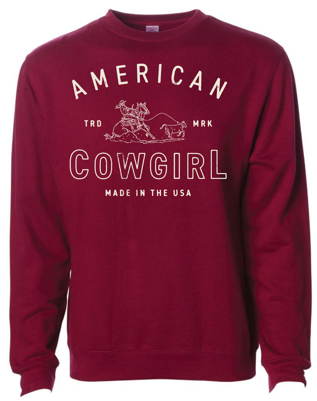 American Cowgirl - Breakaway Roper Crewneck/Hoodie