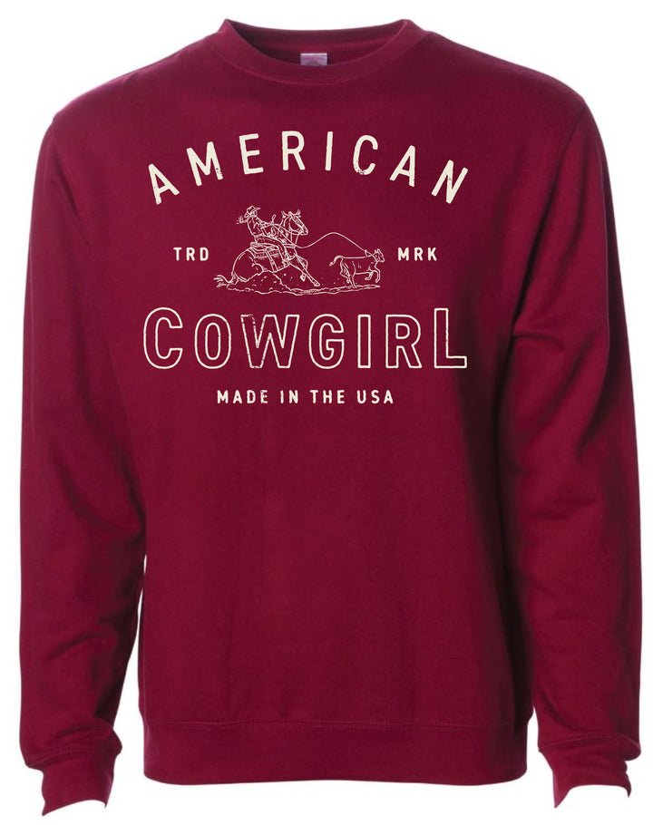 American Cowgirl - Breakaway Roper Crewneck/Hoodie