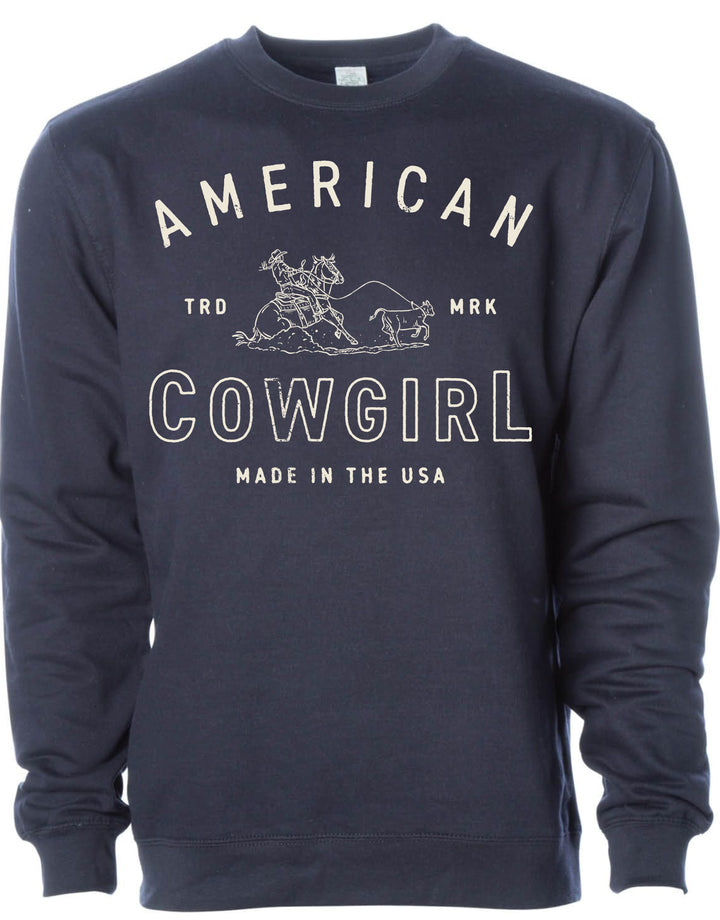 American Cowgirl - Breakaway Roper Crewneck/Hoodie