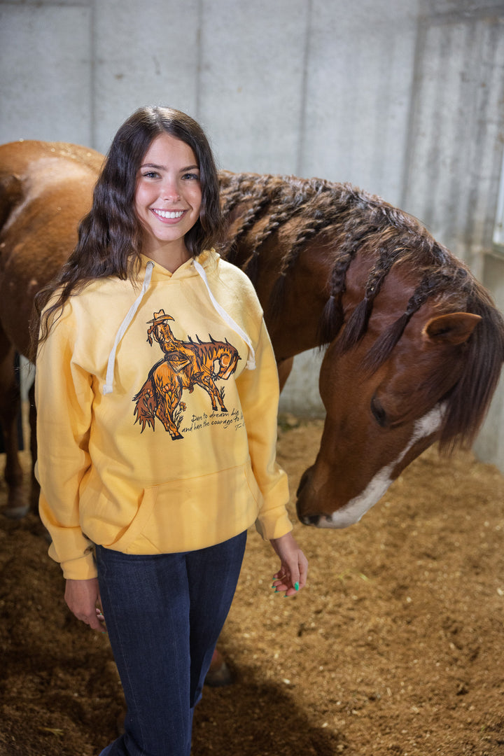 Dare to Dream Big Cowgirl Hoodie