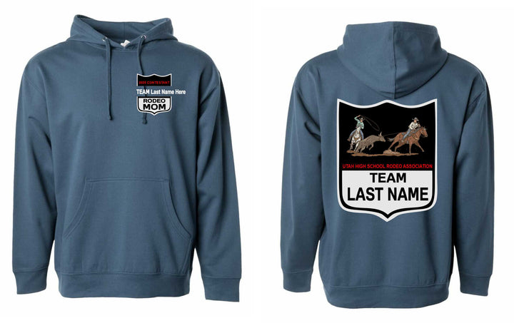 Rodeo Back Number Hoodie (Bareback Rider)