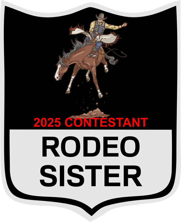 Rodeo Back Number Hoodie (Bareback Rider)