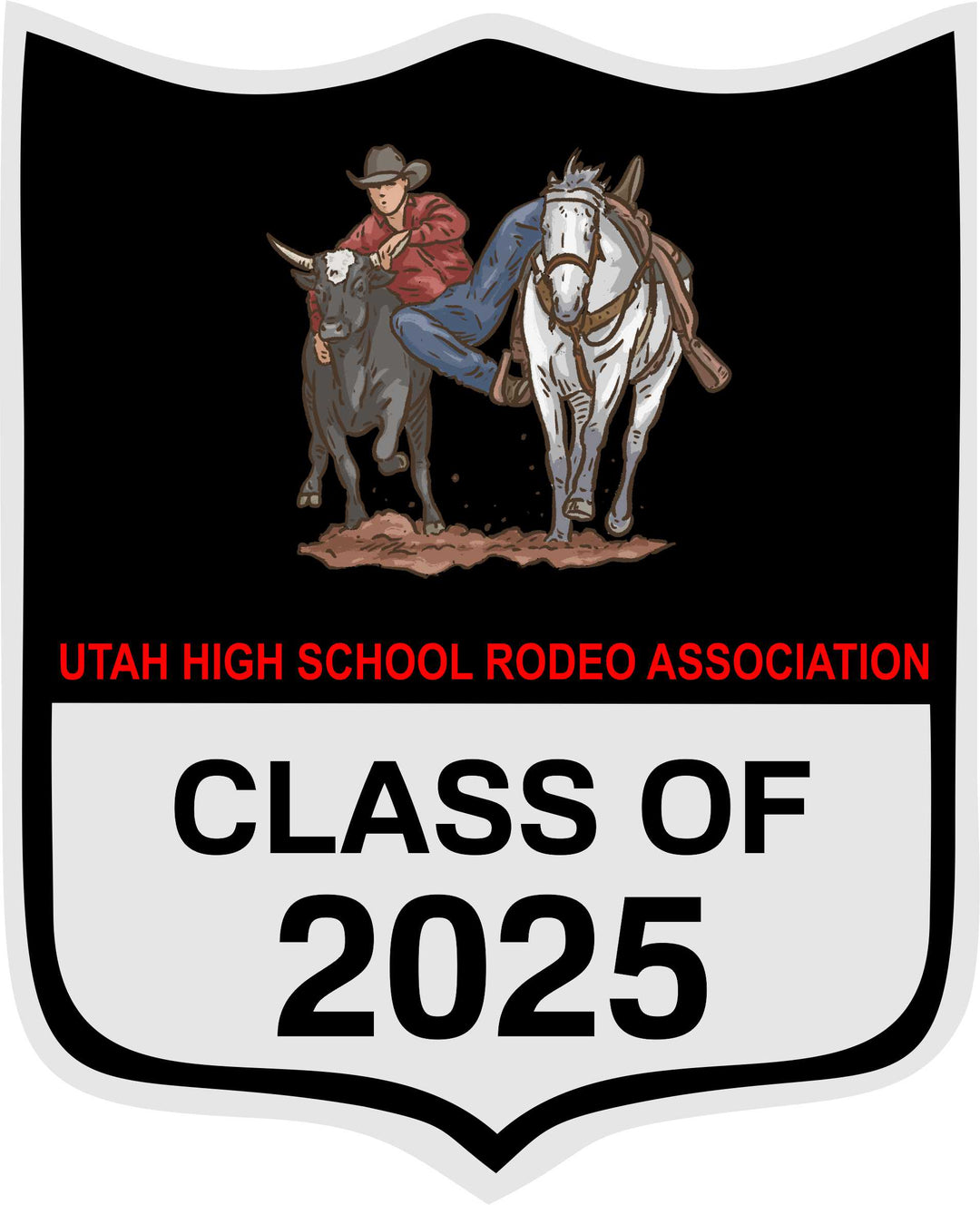 Rodeo Back Number Hoodie (Bareback Rider)
