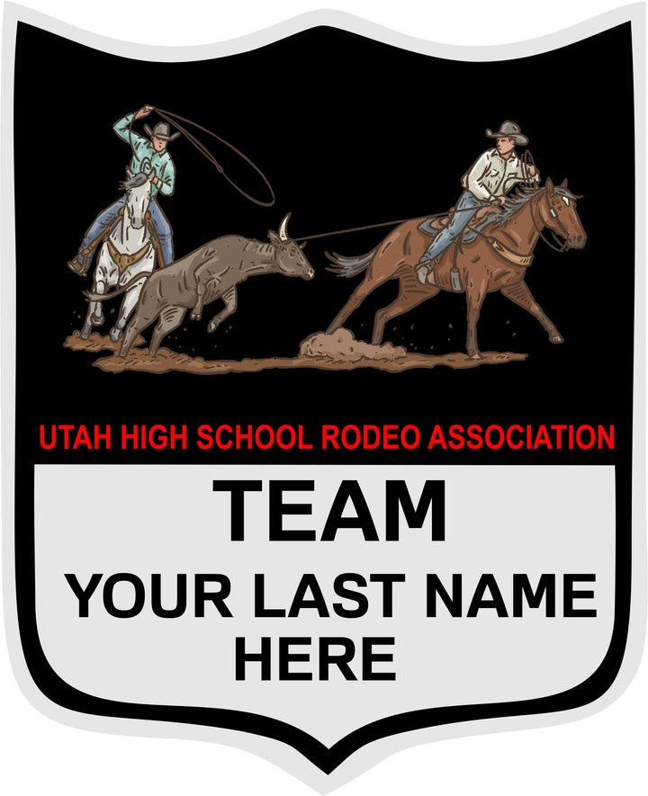 Rodeo Back Number Hoodie (Bareback Rider)