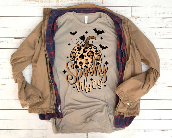 Spooky Vibes Pumpkin Graphic Tee