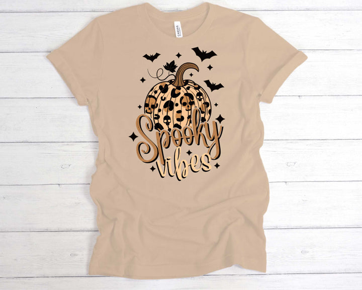 Spooky Vibes Pumpkin Graphic Tee