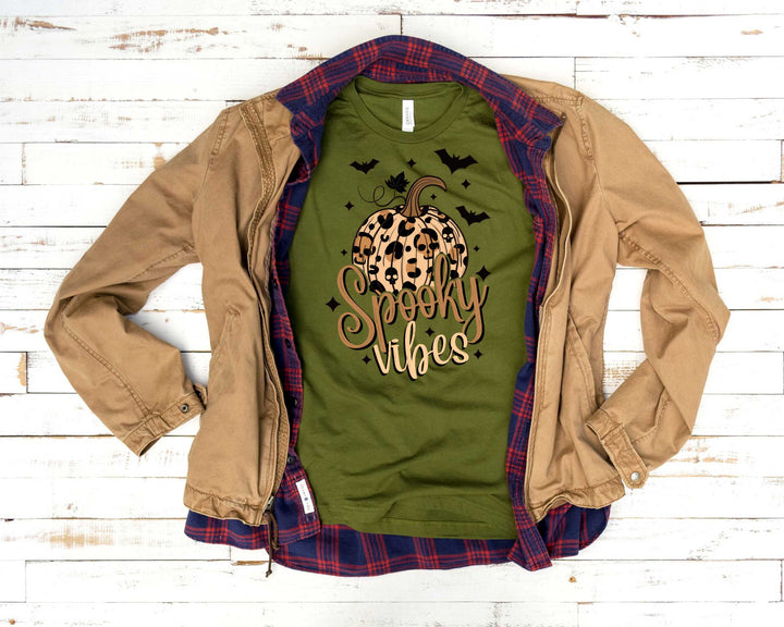 Spooky Vibes Pumpkin Graphic Tee