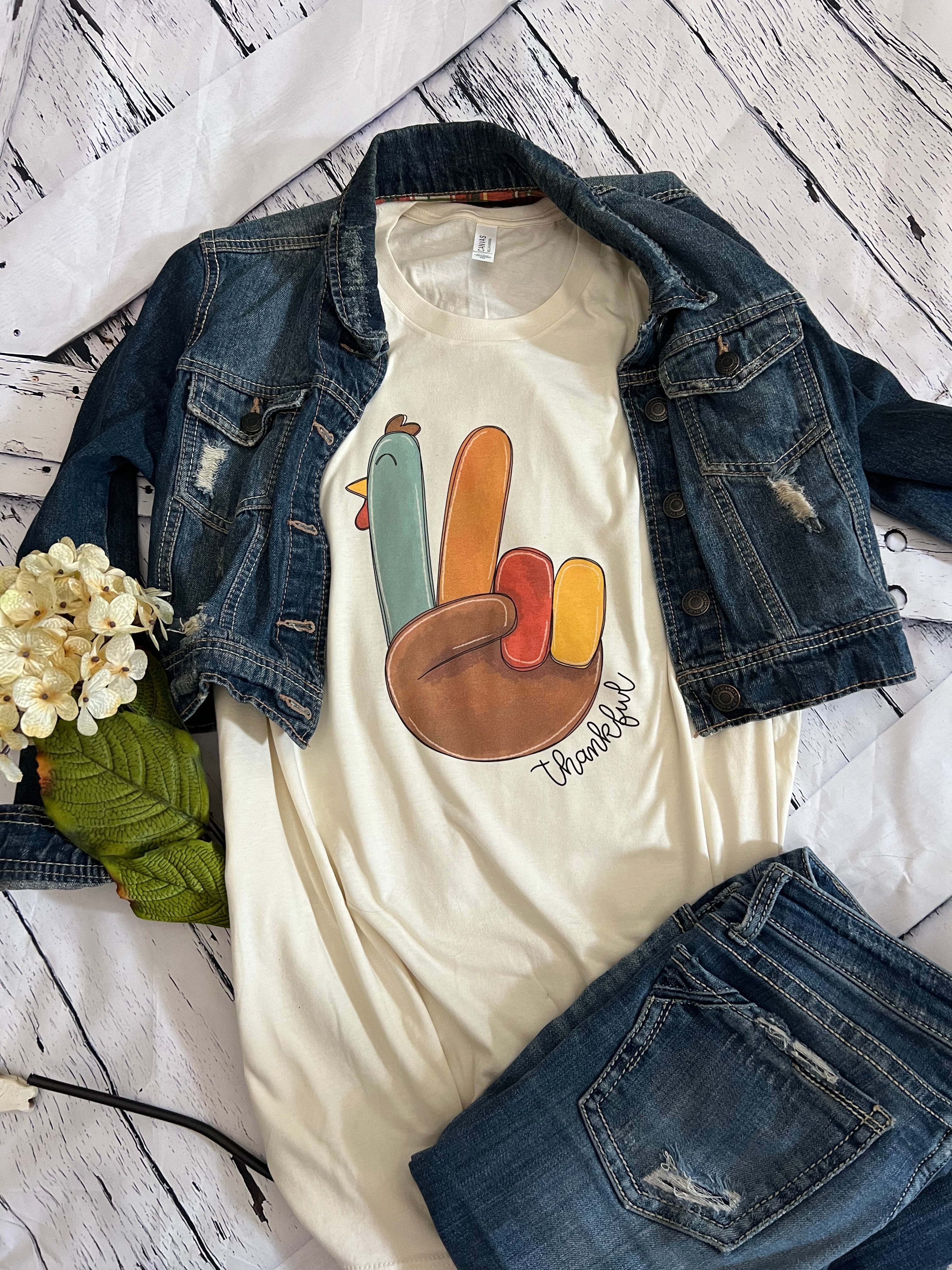 Thanksgiving Graphic Tees for Women