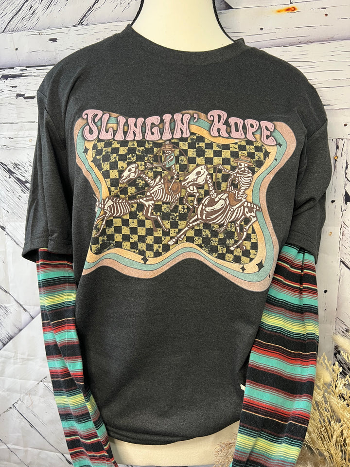 Slinging Rope Graphic Tee