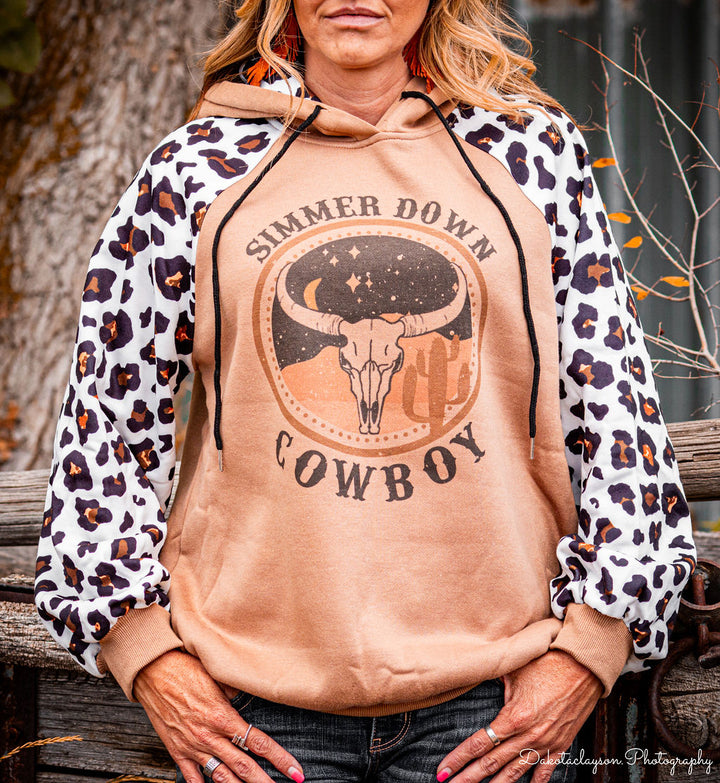 Simmer Down Cowboy Hoodie