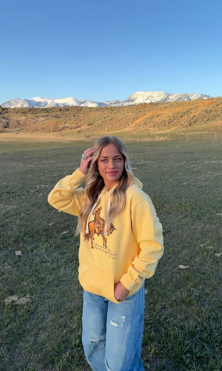 Dare to Dream Big Cowgirl Hoodie