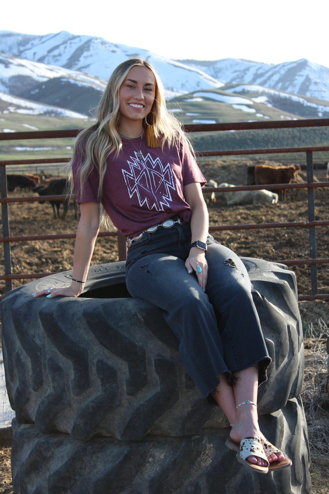 Simple Aztec Graphic Tee