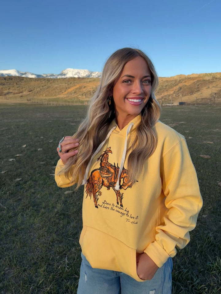 Dare to Dream Big Cowgirl Hoodie