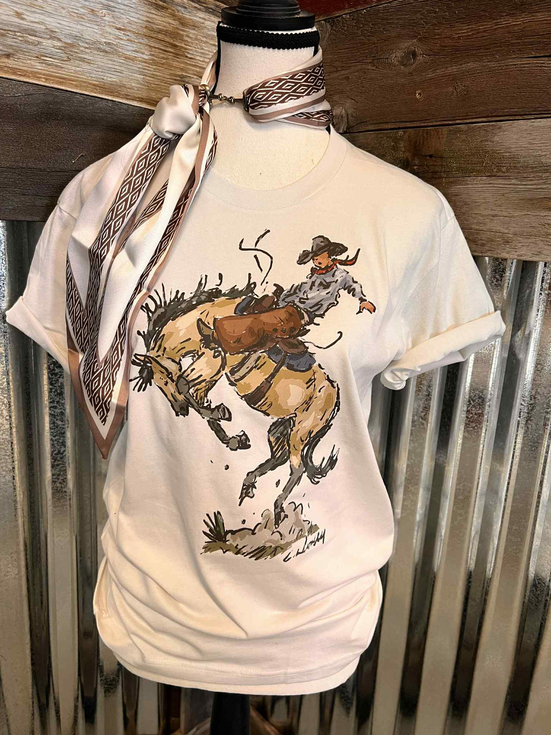 The Iconic Bronc Rider Tee