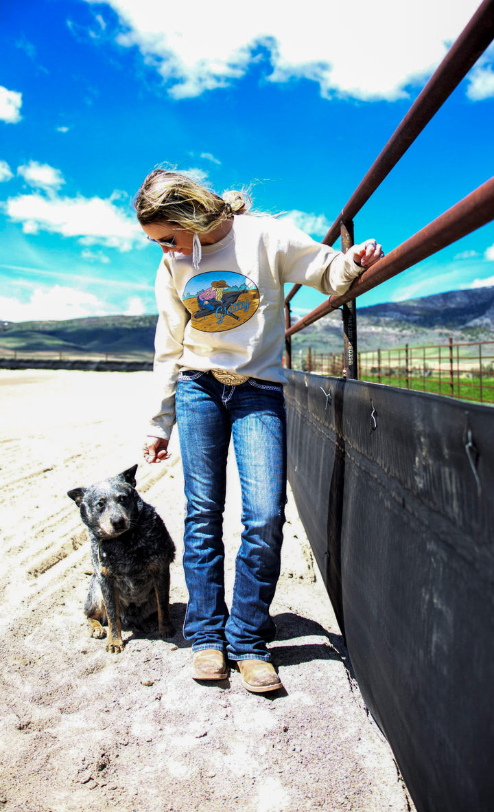 Gritty Cowgirl Crewneck Sweatshirt