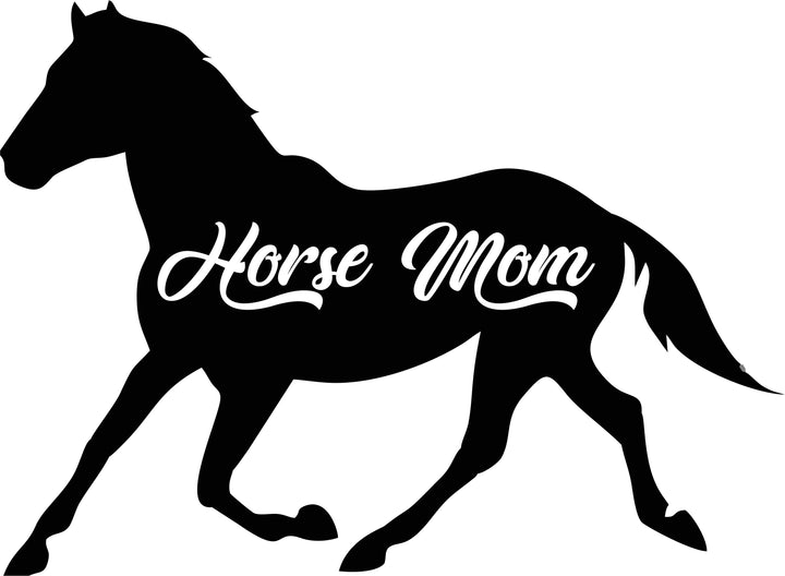 Horse Mom Decal