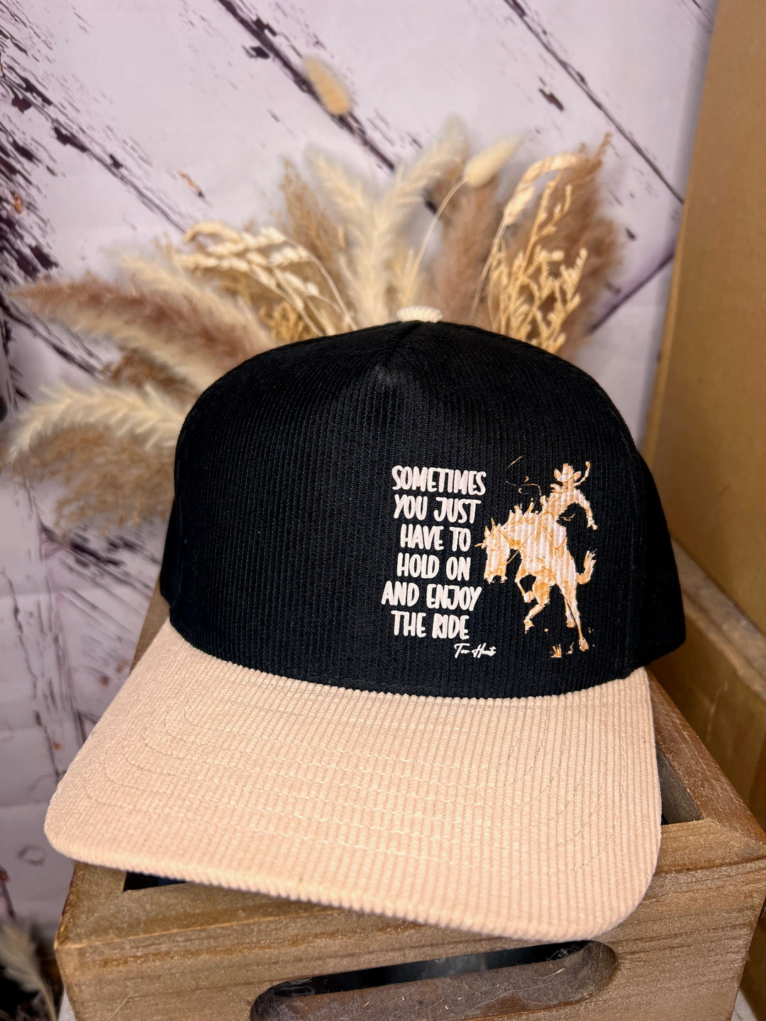 Hold On Cowgirl Ballcap
