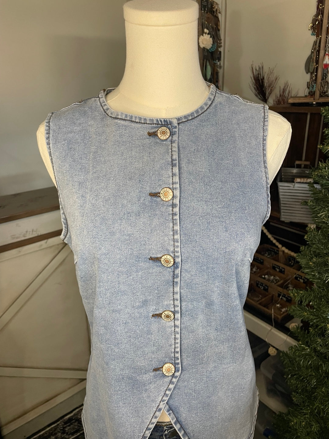 The High Country Denim Vest