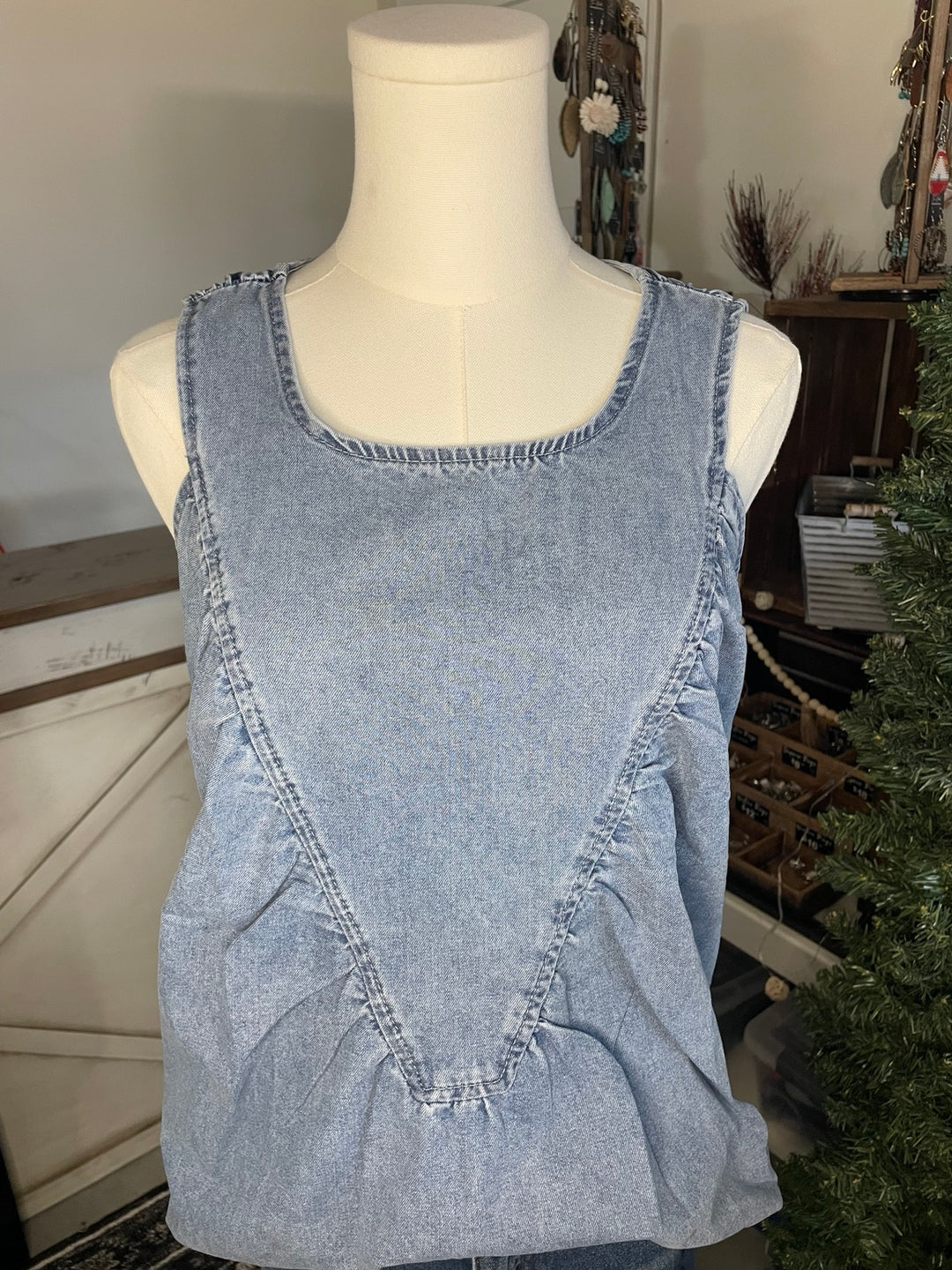 The Blue Jean Belle Top
