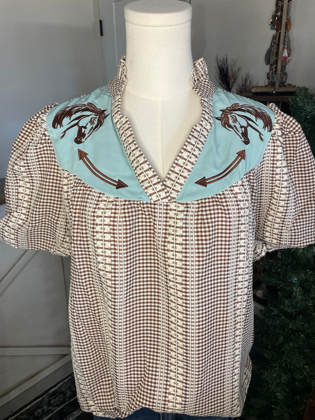 The Turquoise Tack Room Top