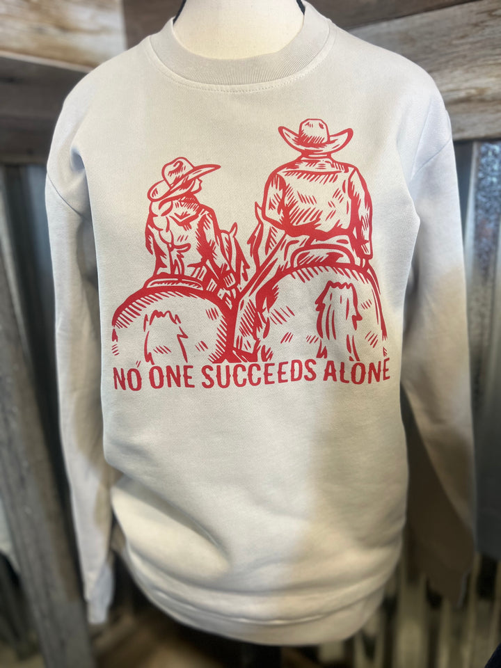 No One Succeeds Alone Valentine Crewneck &amp; Jogger Set