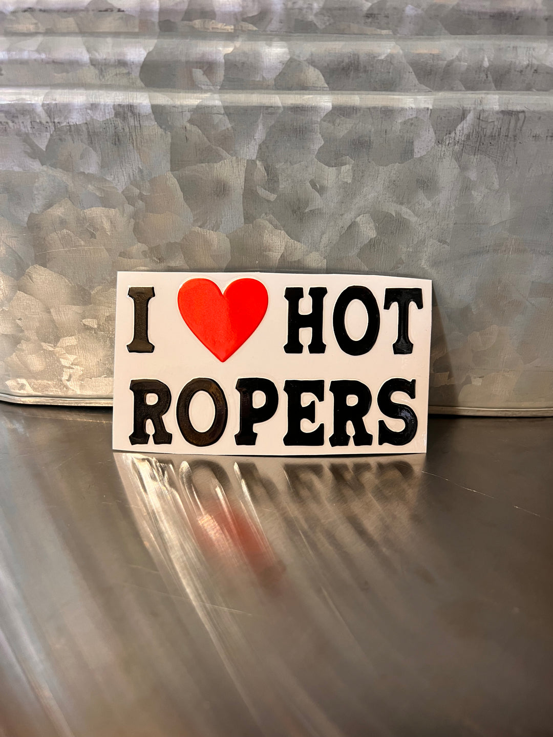 I Love Hot Ropers Sticker