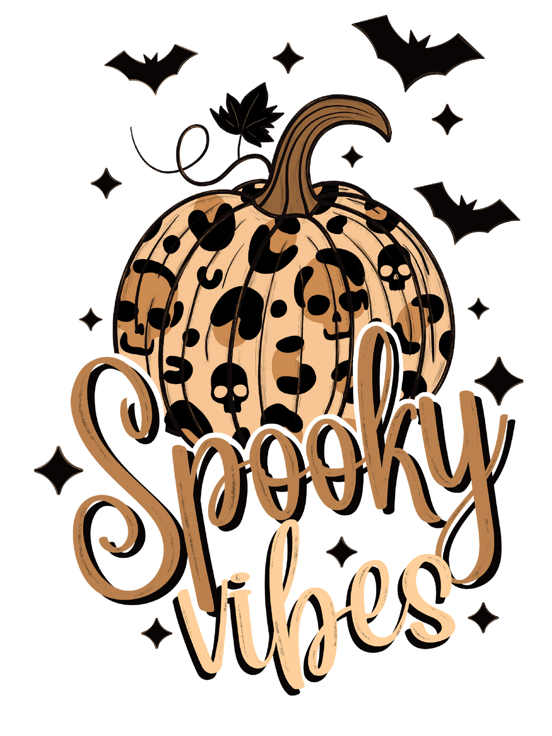 The Spooky Vibes Pumpkin Hoodie