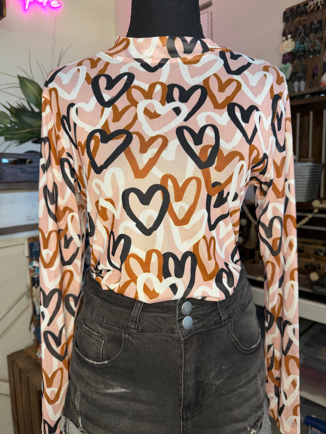 The Heartbreaker Mesh Top