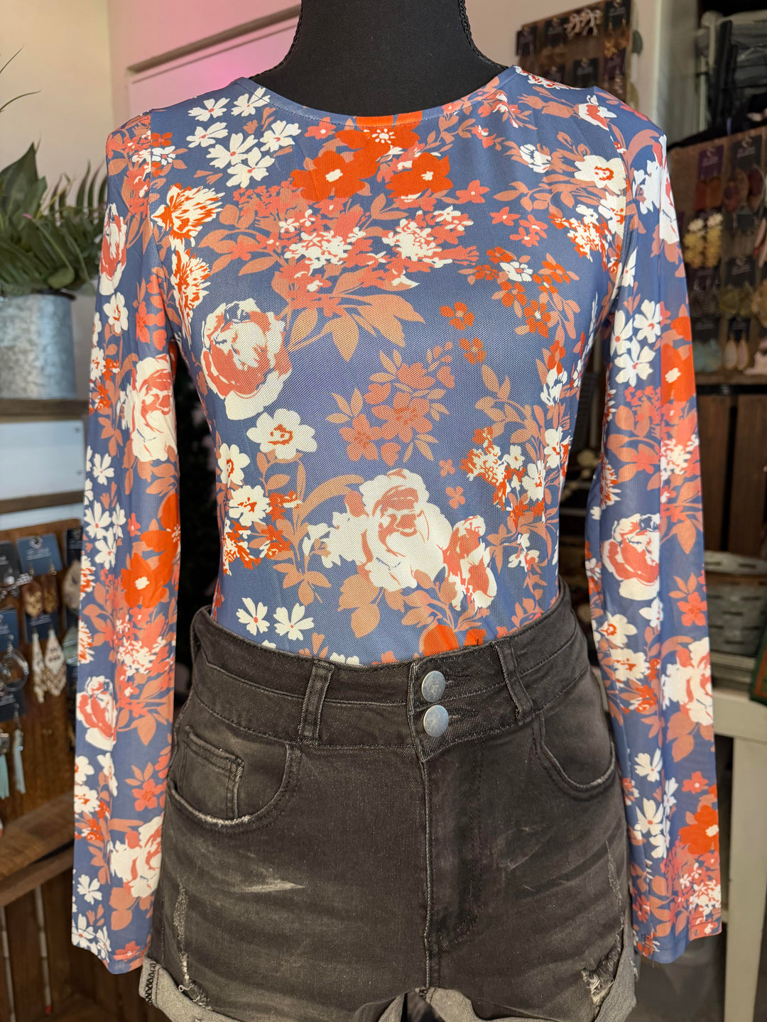 The Painted Prairie Mesh Top