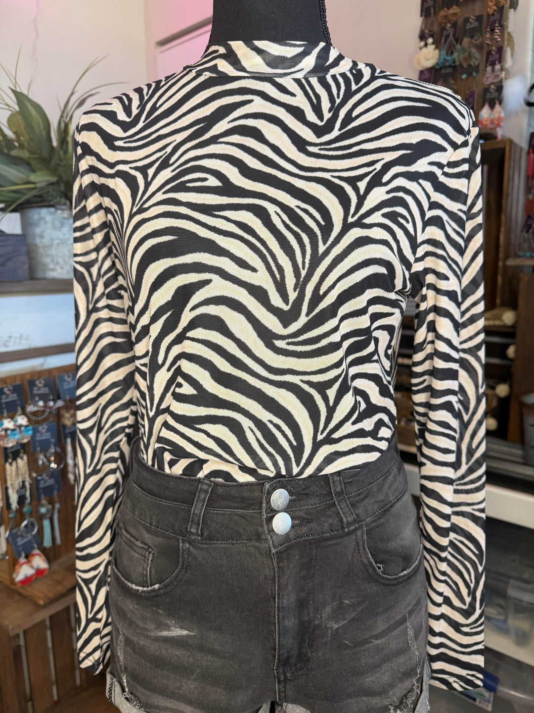 The Wild Side Mesh Top