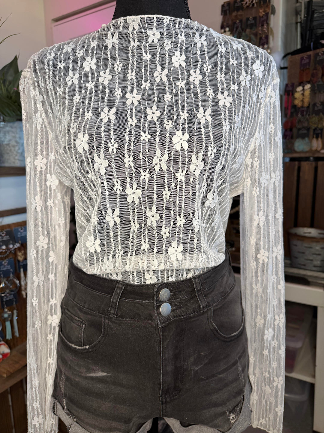 The Wildflower Veil Lace Top