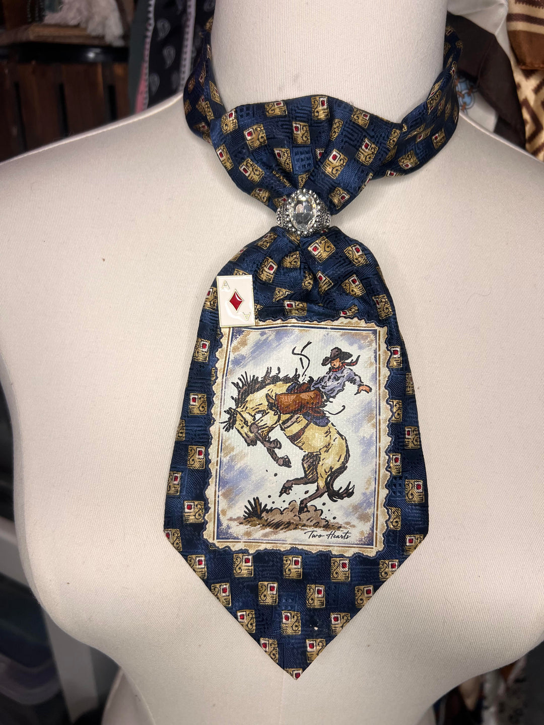 The Ace High Bronc Shorty Tie
