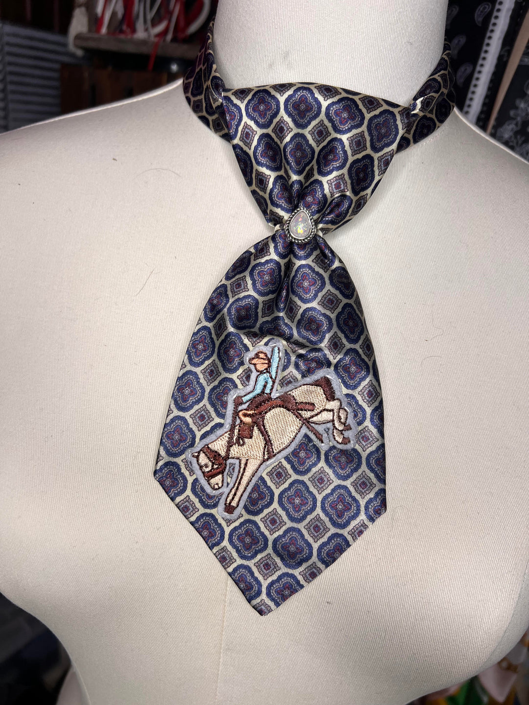 The Blue Buckaroo Shorty Tie