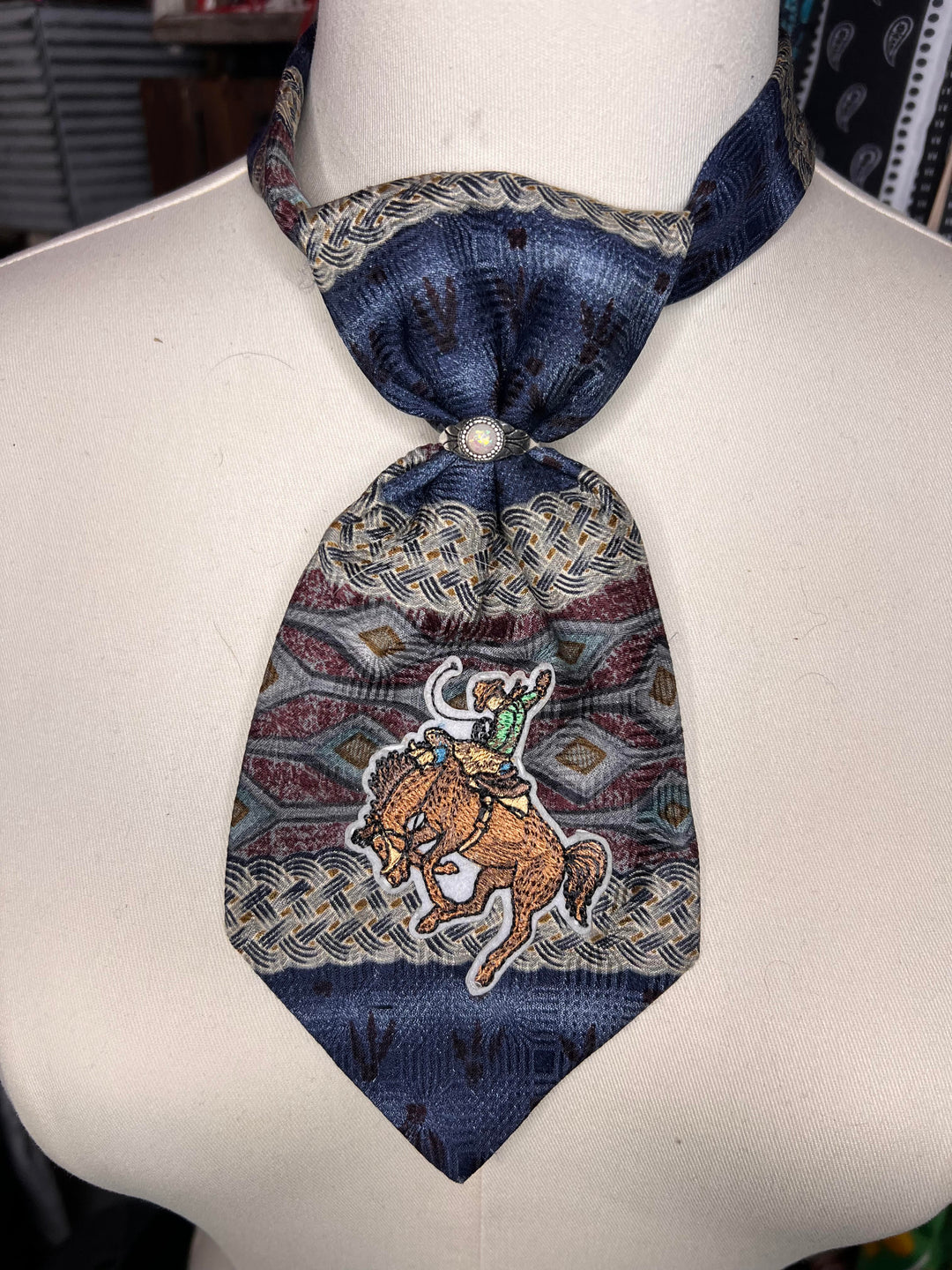The Blue Canyon Bronc Shorty Tie