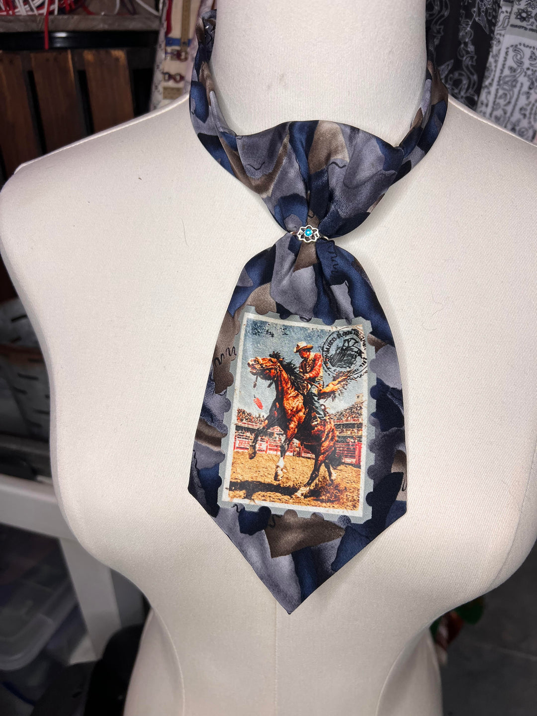 The Blue Ridge Bronc Shorty Tie