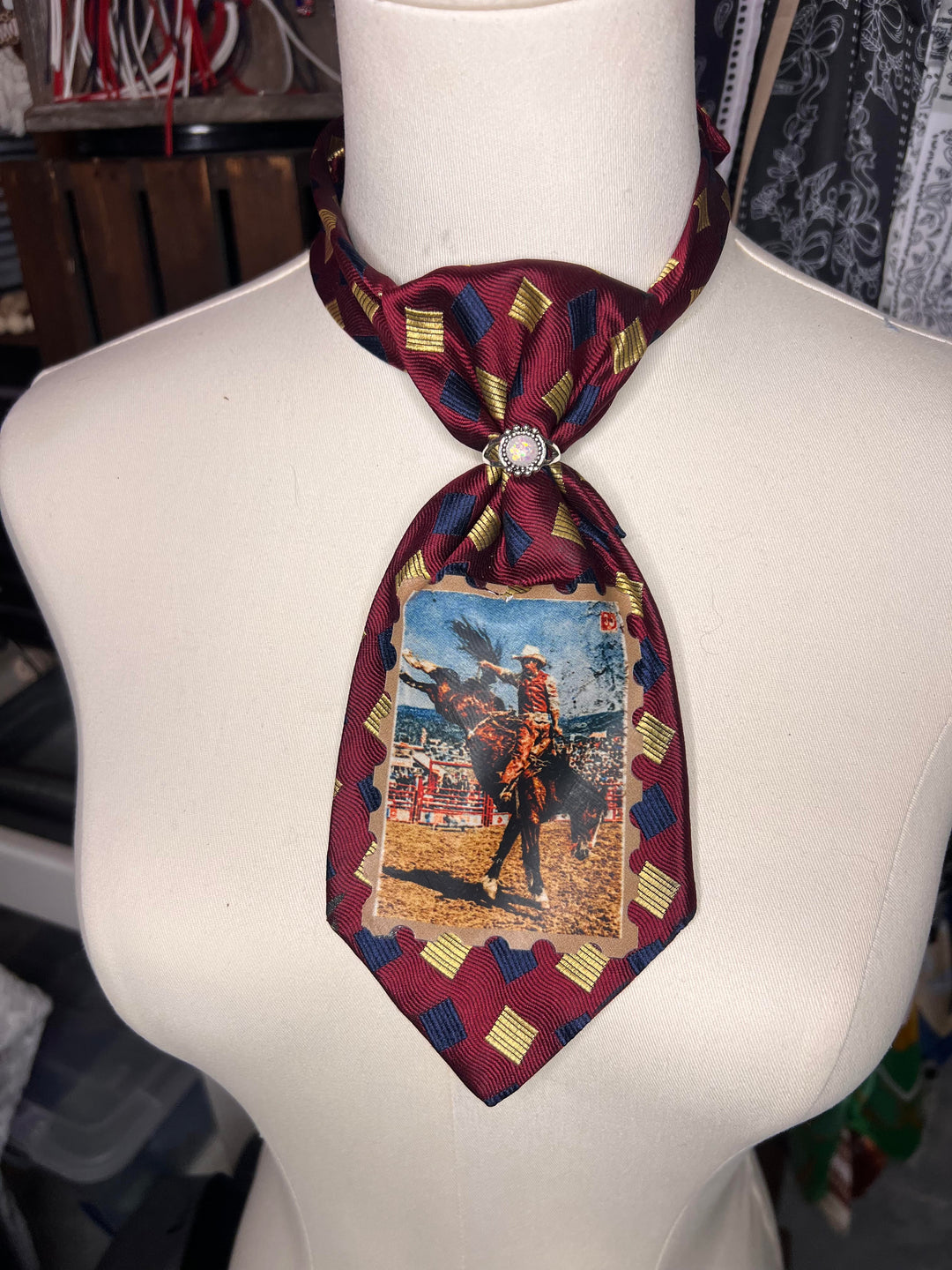 The Bronc &amp; Brass Shorty Tie